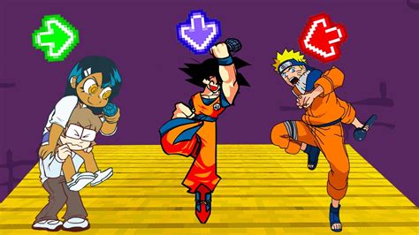 Fnf Character Test Gameplay Vs Playground Naruto Nagatoro And Goku