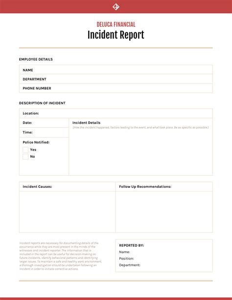 employee incident report sample tagalog document samples