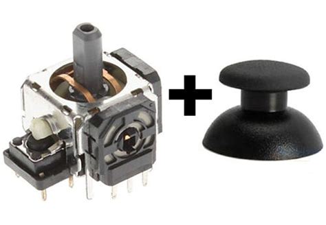 New Replacement 3 Pin 3d Analog Stick With Cap For Ps3 Original