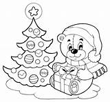Natale Di Albero Disegno Orsetto Colorare Disegni Da Bambini Per Ed sketch template