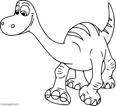 printable  good dinosaur coloring pages  vector format