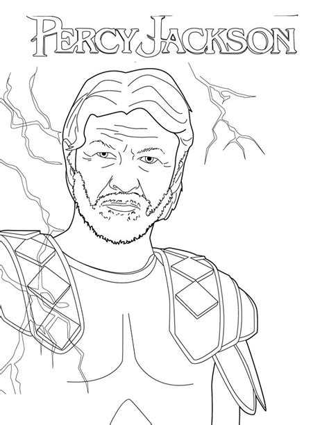 percy jackson coloring pages zeus coloring books percy jackson