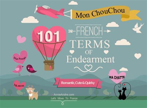 101 French Terms Of Endearment For Your Honey Huge List