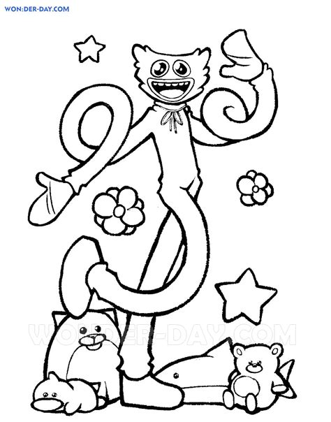 huggy wuggy coloring page printable coloring page coloring home