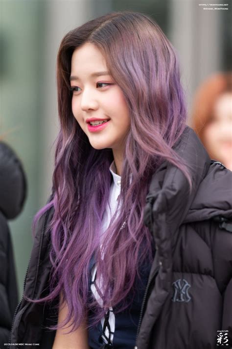 female idols   splendid  purple hair allkpop