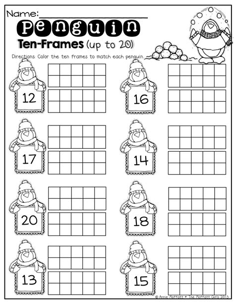 ten frame worksheets   thekidsworksheet