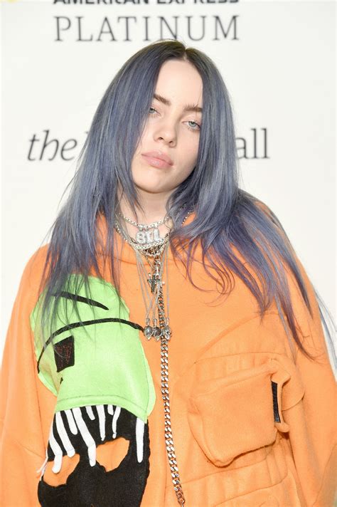 Billie Eilish Hates Her Blue Hair But It S Not Going Anywhere Any Time