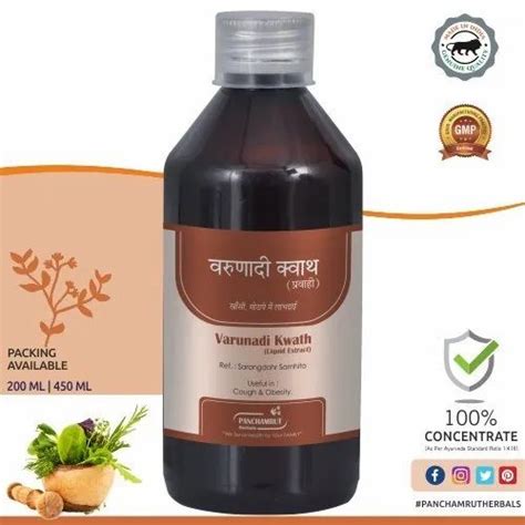 Natural Varunadi Kwath Oral Liquid Extract Grade Standard Herbal