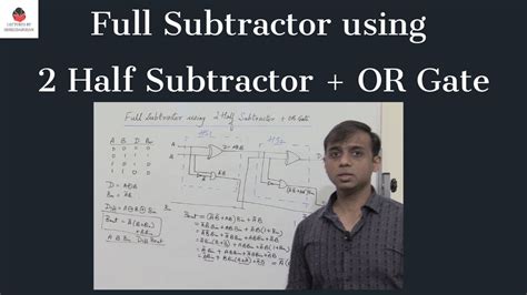 full subtractor   subtractor digital electronics logic design youtube