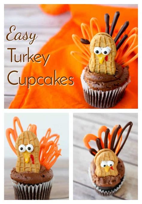 Easy Turkey Cupcakes Simple And Seasonal