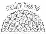 Bingo Dot Printables Rainbow Dauber Printable Letters Alphabet Printablee Markers Via sketch template