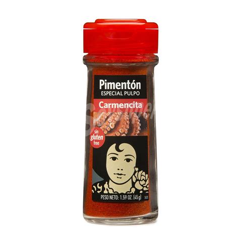 carmencita pimentón especial pulpo sin gluten 45 g