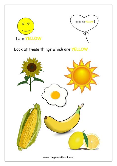 learning colors worksheet