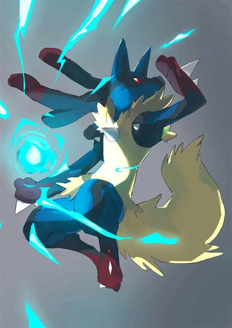 pin by gohan futuro on lucario pokemon art anime pokemon fan art