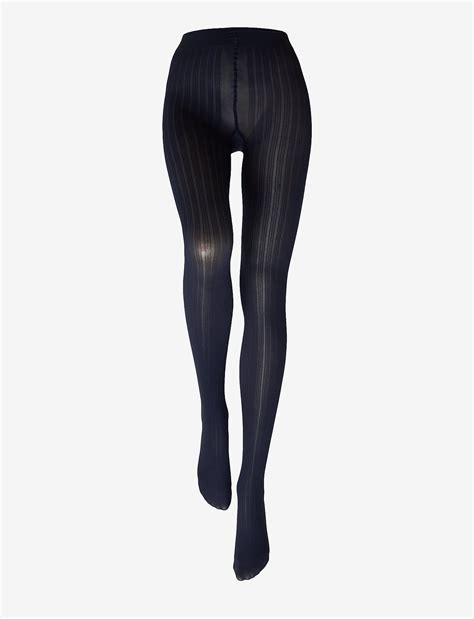 Swedish Stockings Alma Rib Dark Navy 201 Kr