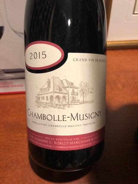 domaine roblot marchand chambolle musigny france burgundy cote