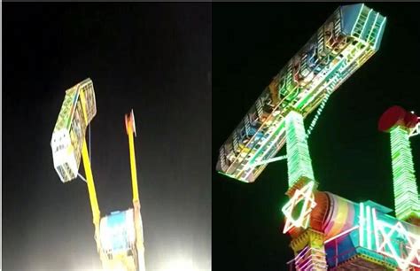 Disney Mela Hammer Swing Stuck In Air People Hanging Upside वीडियो