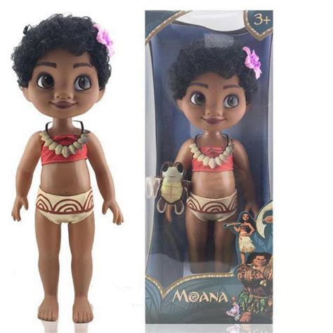 Vaiana Moana Musictoy 40cm Toy Action Figures Maui Chick Handan Spotted