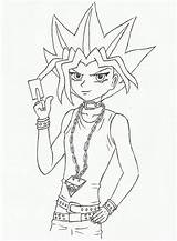 Yu Gi Oh Coloring Pages Kaiba Seto sketch template