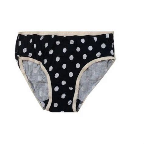 kibs black and white ladies dotted panty size s and l rs 53 8 piece