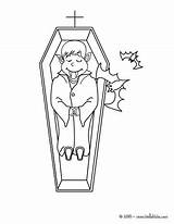 Ataud Vampiro Wampiry Coffin Kolorowanki Casket Dzieci Hellokids Relato Humano sketch template