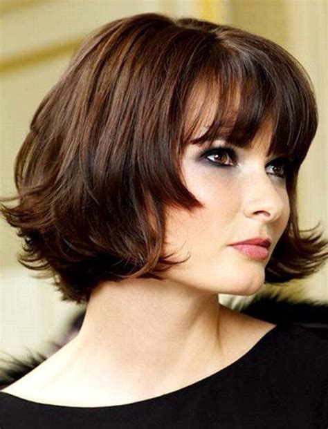 The Best Chin Length Hairstyles With Bangs Pictures May