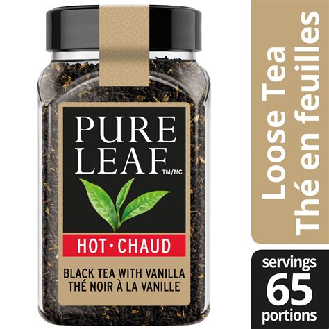pure leaf loose leaf tea black tea  vanilla  walmart canada