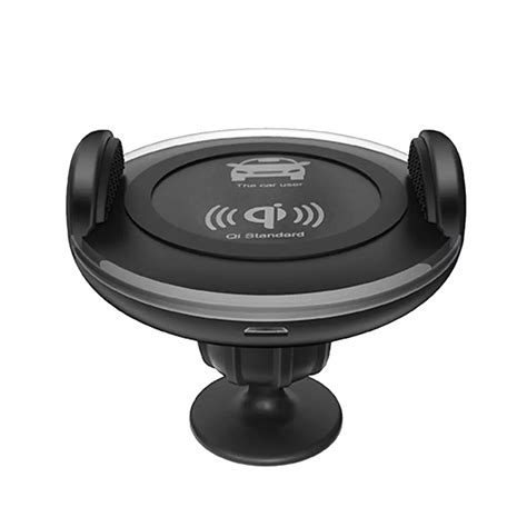 qi wireless car charger quick charge fast wireless charging adjustable pad power supply