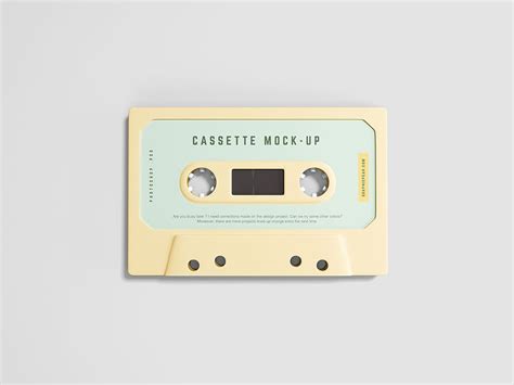 cassette mockup mockuptree   photoshop mockup   photoshop mockups