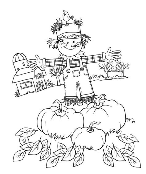 printable fall coloring pages  kids