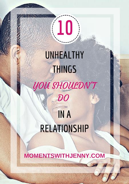 10 unhealthy things you shouldn t do in a relationship moments with