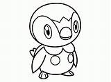 Piplup Coloringhome sketch template