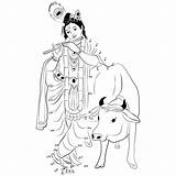 Krishna Hindu Balarama Yashoda Xcolorings sketch template