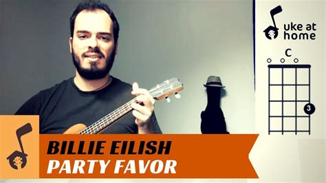 billie eilish party favor ukulele tutorial youtube