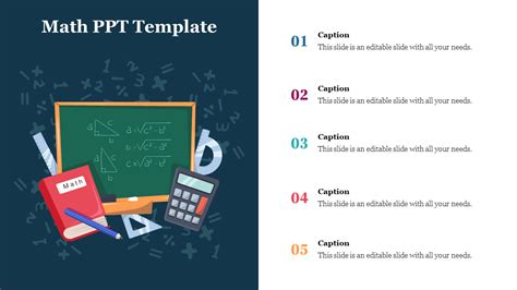 math powerpoint template  google