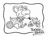 Binoo Toopy Coloring Pages Printable Print Kids Colouring Color Popular Choose Board sketch template