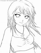 Anime Coloring Pages Girls Timeless Miracle sketch template