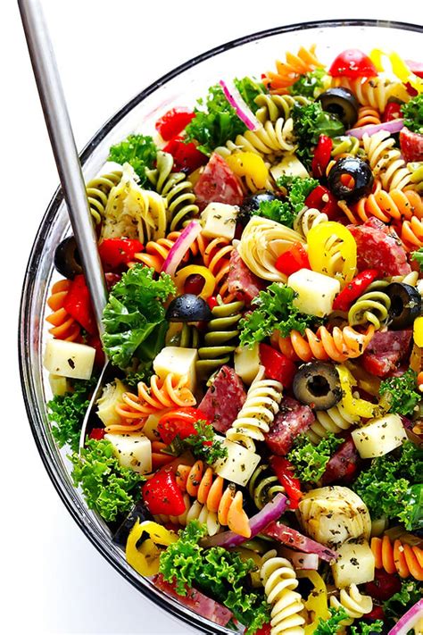 rainbow antipasto pasta salad gimme  oven