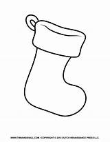 Stocking Christmas Coloring Printable Template Clipart Pages Clip Print Sock Printables Decorations Templates Glass Stained Stockings Outline Color Crafts Nieman sketch template