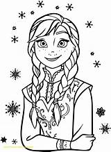 Anna Frozen Coloring Pages Getcolorings Color Printable sketch template