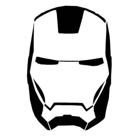 iron man mask stencil   polyvore featuring avengers iron man