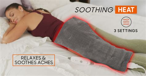Calming Heat Revolutionary Massaging Weighted Heating Pad