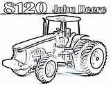 Tractor Coloring Pages Deere John Getcolorings Color Printable sketch template