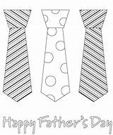 Fathers Coloring Happy Pages Tie Printable Colouring Father Necktie Ties Color Kids Card Print Template Rocks Crafts Dot Puzzle Drawing sketch template