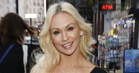 Kristina Rihanoff Is A Minx In Mesh As She Wows In Sinfully Slashed