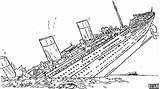 Titanic Sinking Coloring Pages sketch template