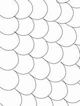 Coloring Blank Pages Scales Patterned Scalloped Fin Preview sketch template