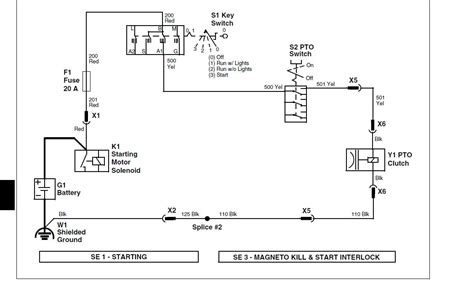 wiring diagram  john deere  mower parts maia schema