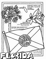 Florida Pages Coloring State Crayola Flag States Symbols Print Color Printables Colorado Kids Animals Map Flower Sheets Neighborhood America Book sketch template