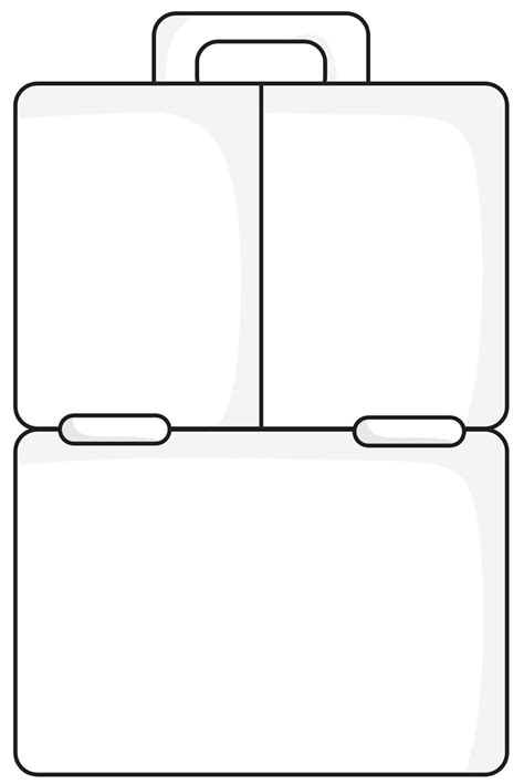 dorable lunch box template illustration   lap book templates